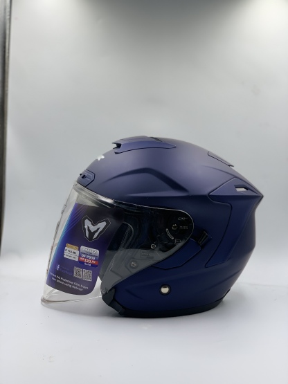 MHR NV Force Dual Visor Plain Solid Colour (SIRIM)